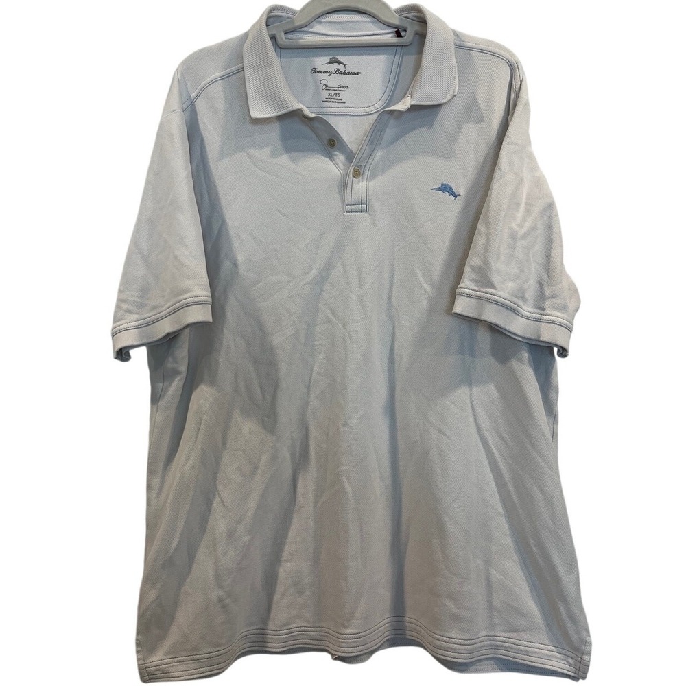 Men's Tommy white  Bahama polo extra‎ large XL